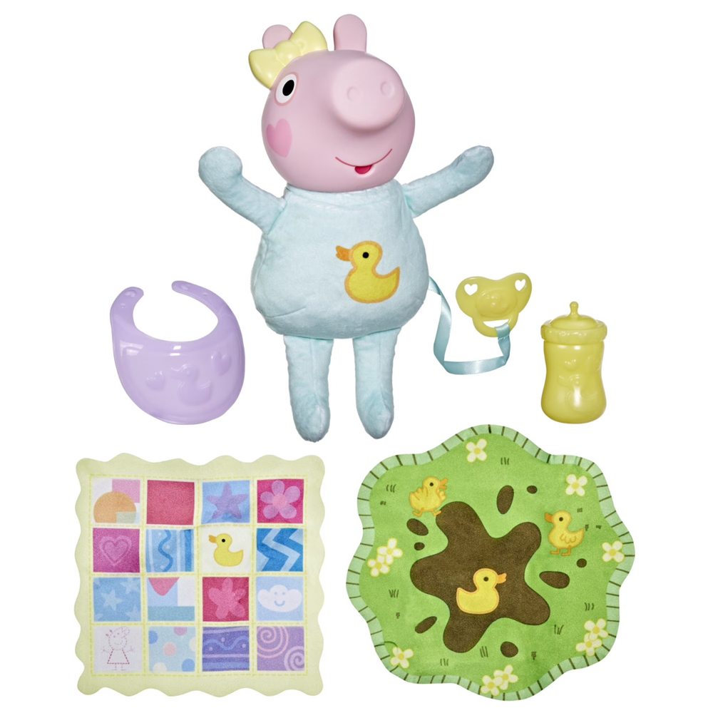Peppa Pig Oinks & Snuggles Evie Interactive Plush Doll w/ Accessories